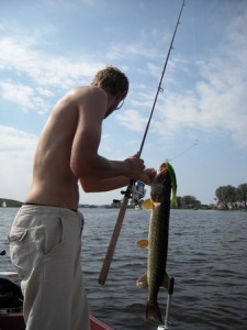 Joris met snoek